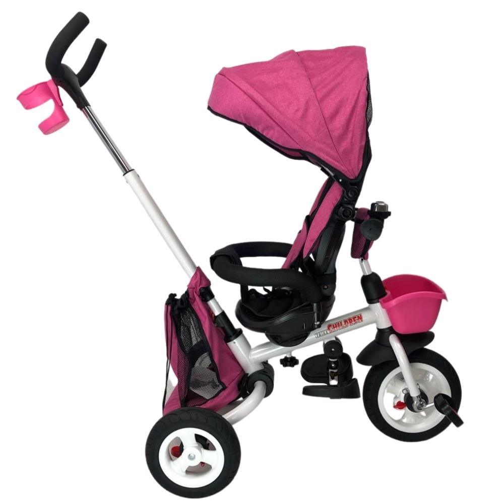 Deluxe Foldable Trike with Parent Control - Pink - Aussie Baby