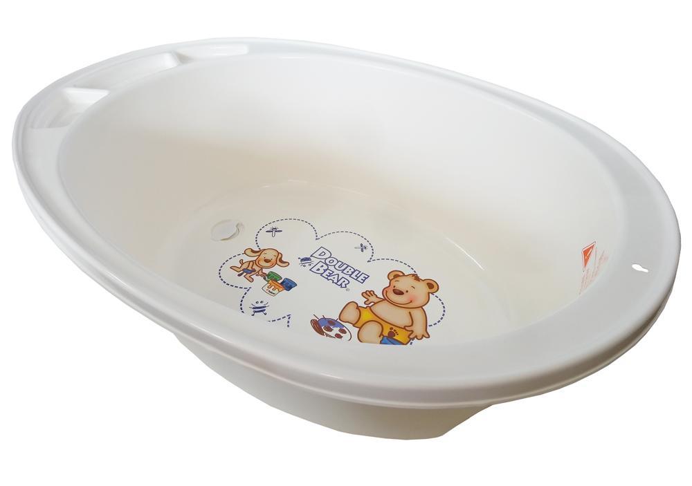 Large Double Bear Bath Tub - White - Aussie Baby
