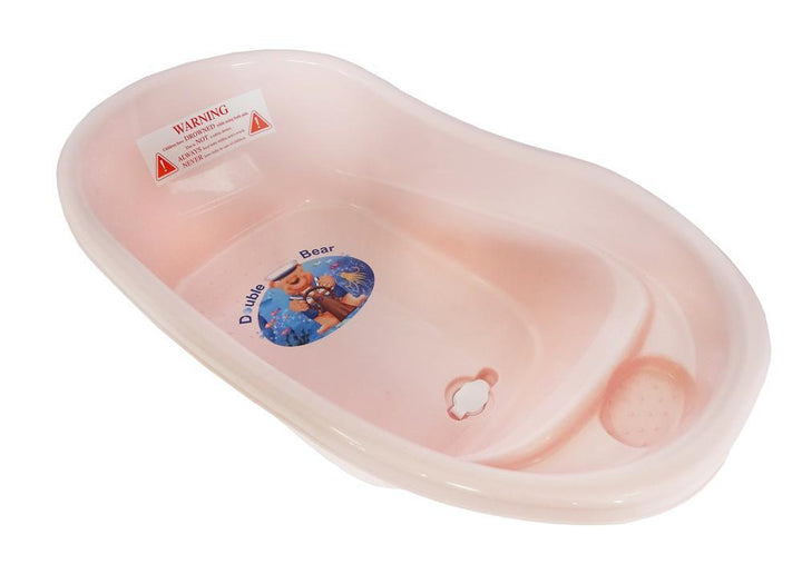 Small Double Bear Bath Tub - Pink - Aussie Baby