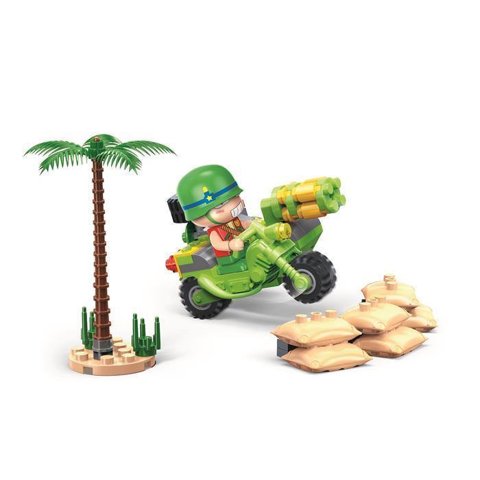 BanBao Cute Military - Captain PowPow's Bike 6240 - Aussie Baby