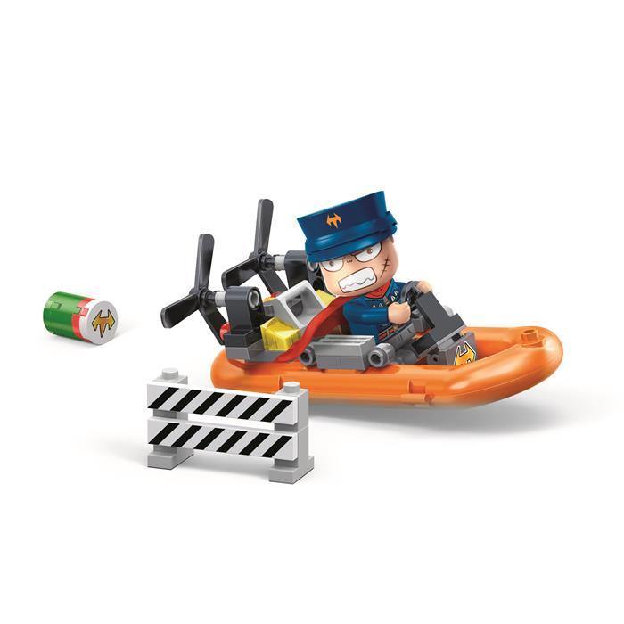 BanBao Cute Military - General Luther Hawk's Runner Ski Boat 6242 - Aussie Baby