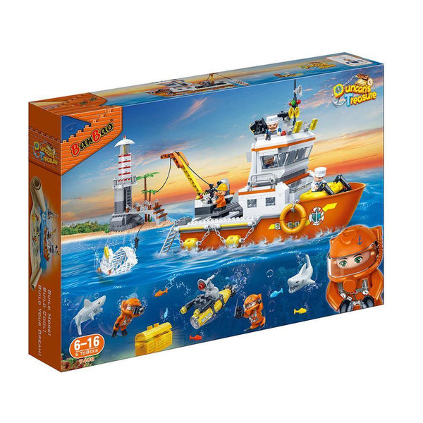 BanBao Duncan's Treasure - Explorer Ship 7408 - Aussie Baby