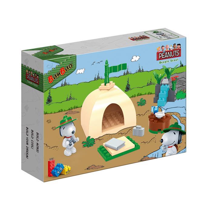BanBao Peanuts - Snoopy's Scout Tent 7517 - Aussie Baby