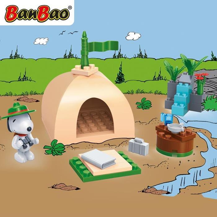BanBao Peanuts - Snoopy's Scout Tent 7517 - Aussie Baby