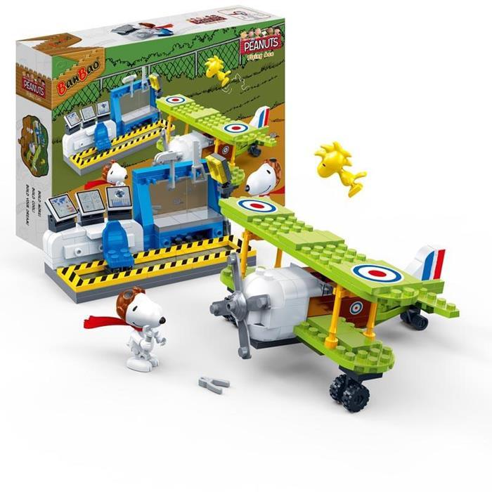 BanBao Peanuts - Snoopy's Aircraft Base 7522 - Aussie Baby