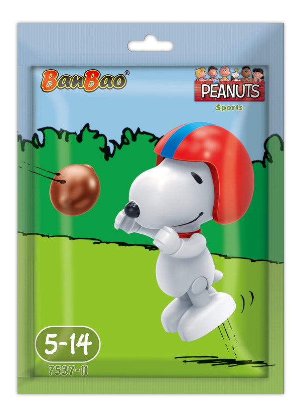 BanBao Peanuts Mini Figure - American Football Sport Snoopy - Aussie Baby