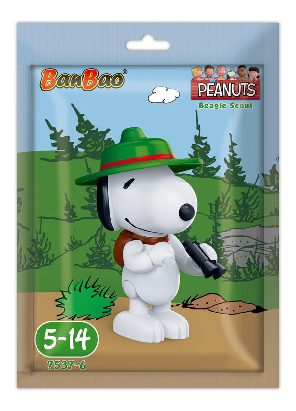 BanBao Peanuts Mini Figure - Beagle Scout Snoopy - Aussie Baby