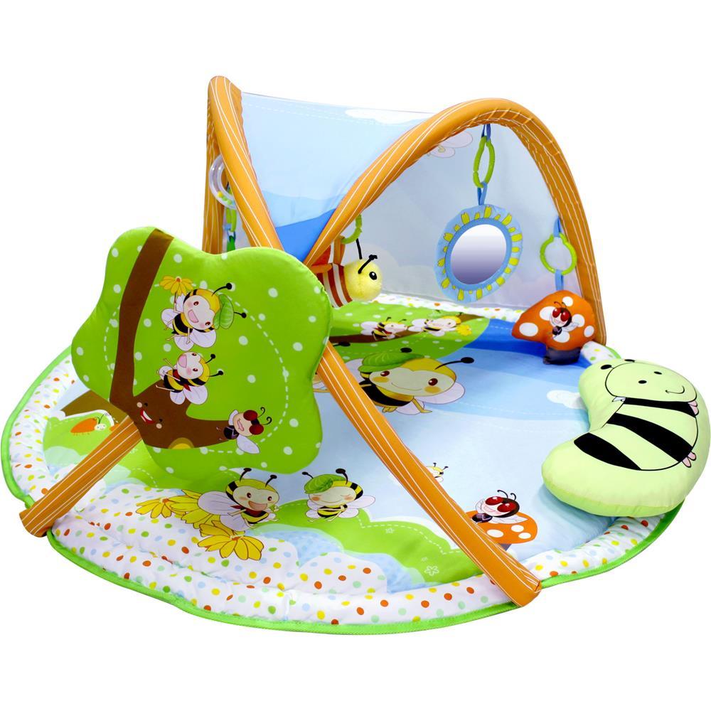 Busy Bee Play Gym Fun Teepee – Multi-Stage Baby Play Mat Tent