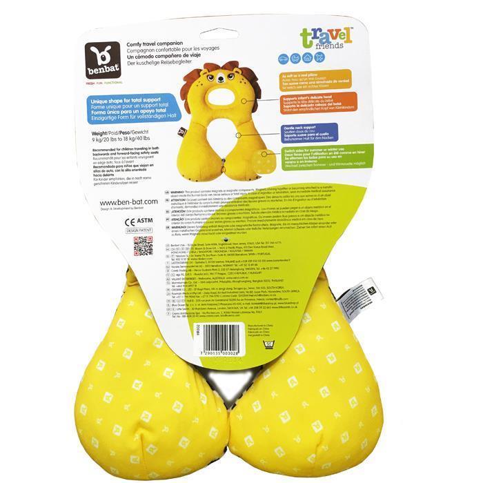 BenBat Travel Friends Total Head Support 1 - 4 Years - Leopard - Aussie Baby