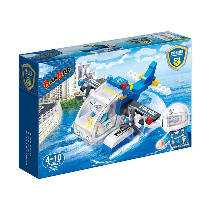 BanBao Police - Police Water Plane 7009 - Aussie Baby