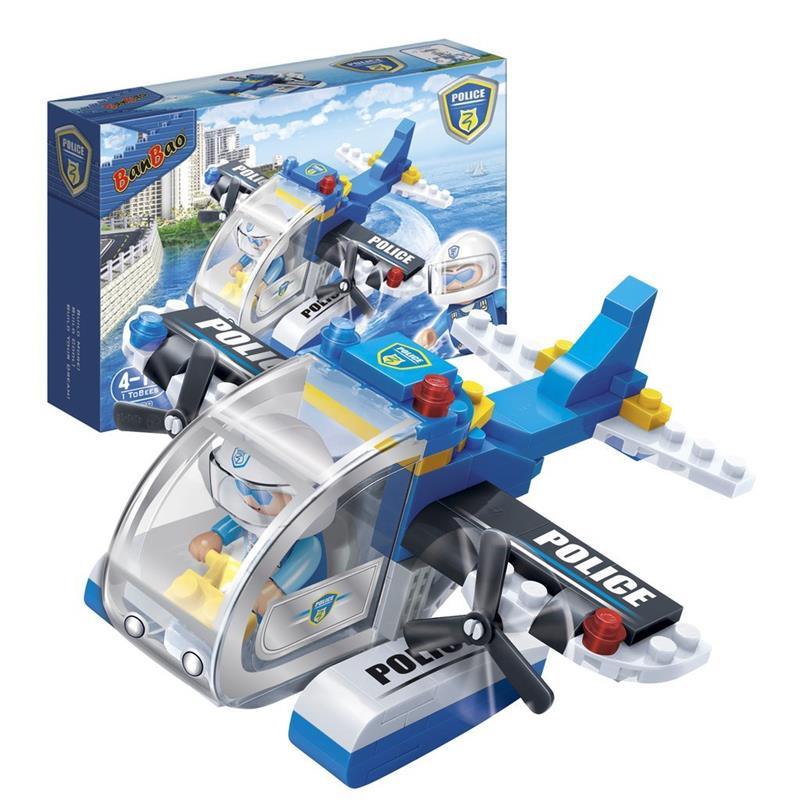 BanBao Police - Police Water Plane 7009 - Aussie Baby