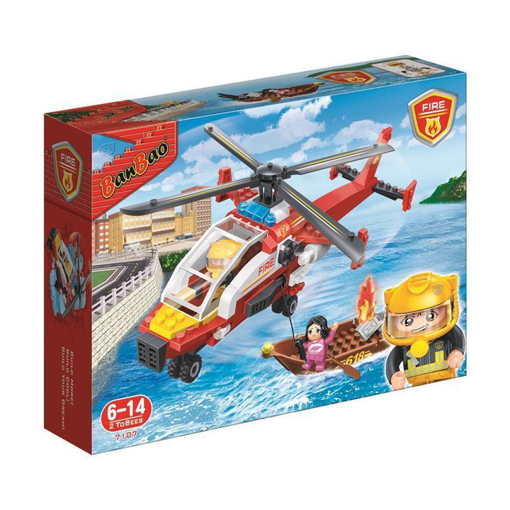 BanBao Fire and Rescue - Fire Air Rescue 7107 - Aussie Baby