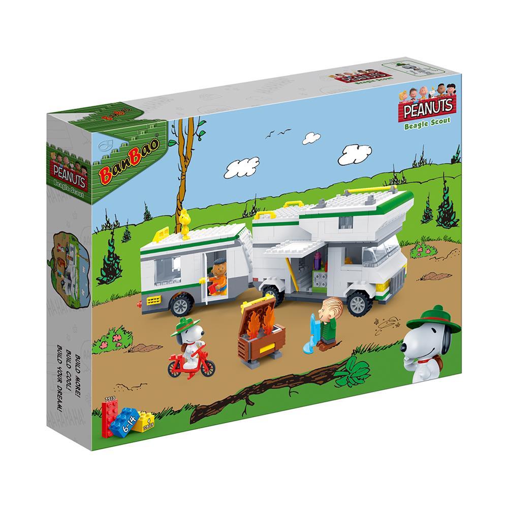 BanBao Peanuts - Snoopy Camper Caravan 7513 - Aussie Baby