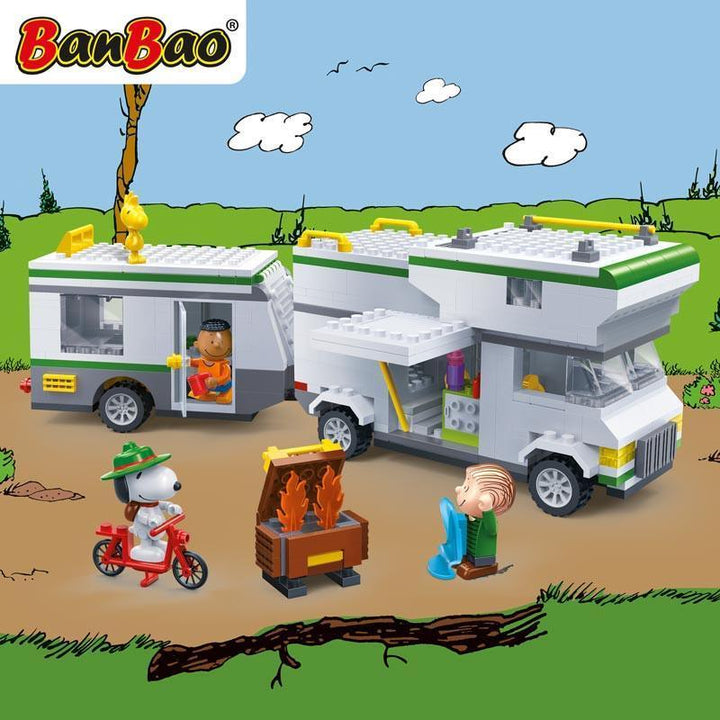 BanBao Peanuts - Snoopy Camper Caravan 7513 - Aussie Baby