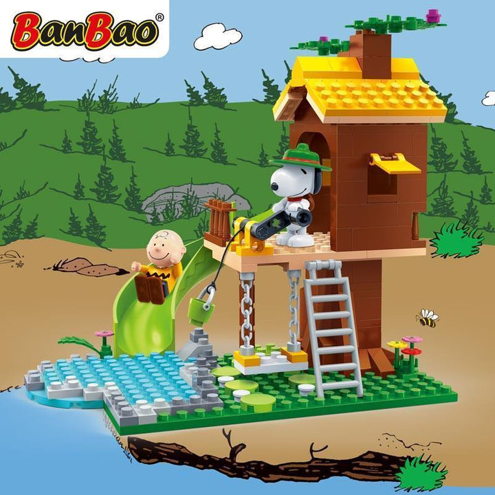 BanBao Peanuts - Snoopy Lookout Tower 7515 - Aussie Baby