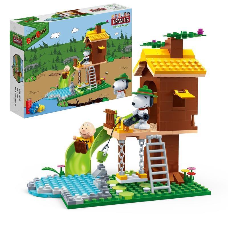 BanBao Peanuts - Snoopy Lookout Tower 7515 - Aussie Baby