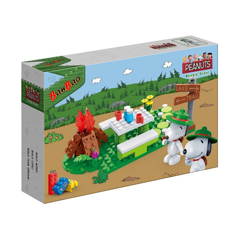 BanBao Peanuts - Snoopy Scout Picnic 7516 - Aussie Baby