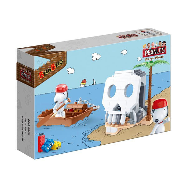 BanBao Peanuts - Snoopy Pirate Skull Island 7519 - Aussie Baby