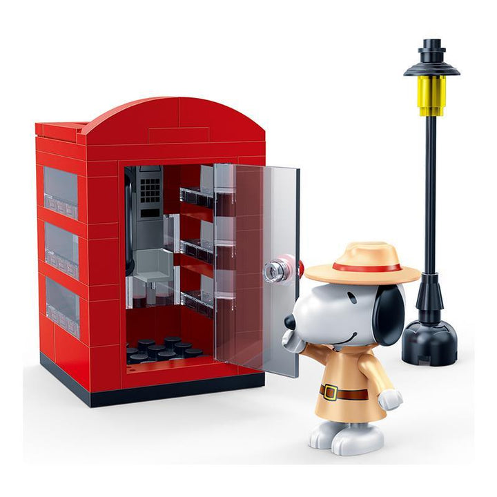 BanBao Peanuts - Agent Snoopy Secret Phone Booth 7528 - Aussie Baby