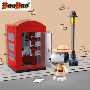 BanBao Peanuts - Agent Snoopy Secret Phone Booth 7528 - Aussie Baby
