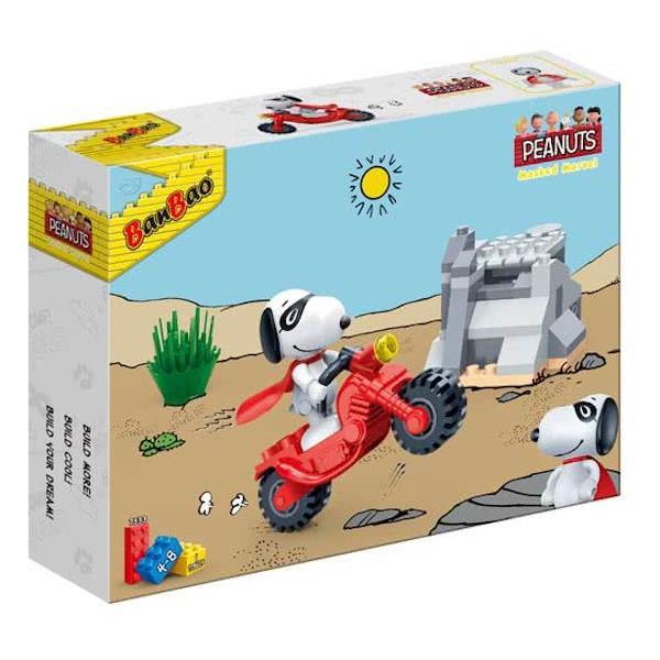 BanBao Peanuts - Snoopy Motorbike Stunt Marvel 7533 - Aussie Baby