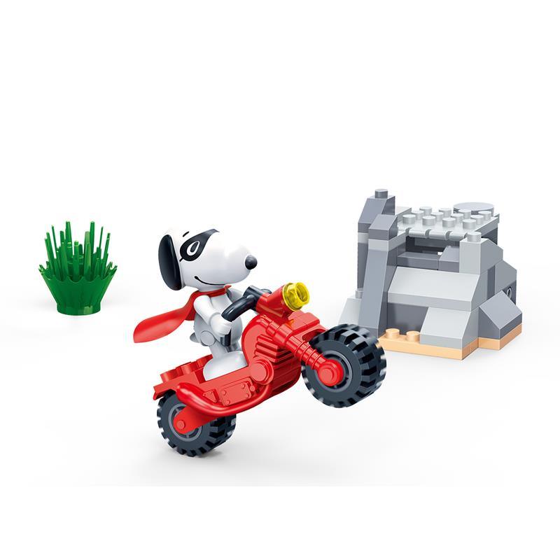 BanBao Peanuts - Snoopy Motorbike Stunt Marvel 7533 - Aussie Baby