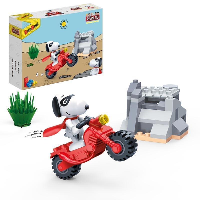 BanBao Peanuts - Snoopy Motorbike Stunt Marvel 7533 - Aussie Baby