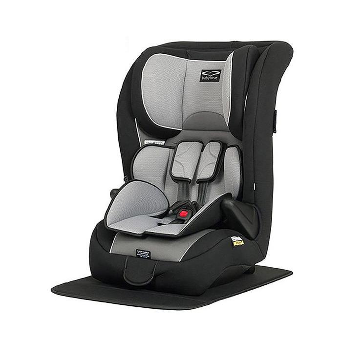 Babylove Ezy Grow Harnessed Car Seat - Silver Grey - Aussie Baby