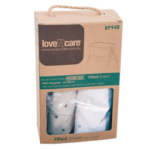 Love n Care Dreamtime/Moonlight - Fitted Sheets - Twin Pack - Aussie Baby