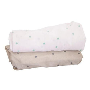 Love n Care Dreamtime/Moonlight - Fitted Sheets - Twin Pack - Aussie Baby