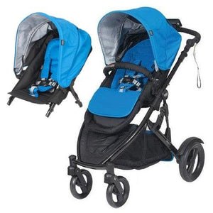 【Factory Seconds】Britax E-Brake Stroller Cobalt Blue and Second Seat - Aussie Baby