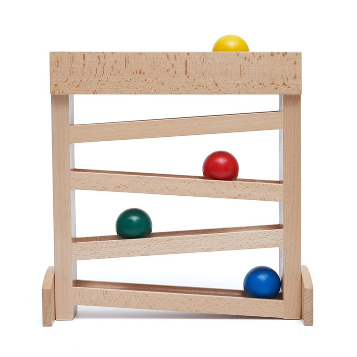 Ball Tracker & Ramp Toy for Toddlers - Wooden Montessori Toys - Aussie Baby