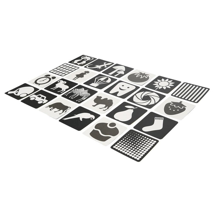 Black and White Flash Cards for Infants 24 Cards Aussie Baby