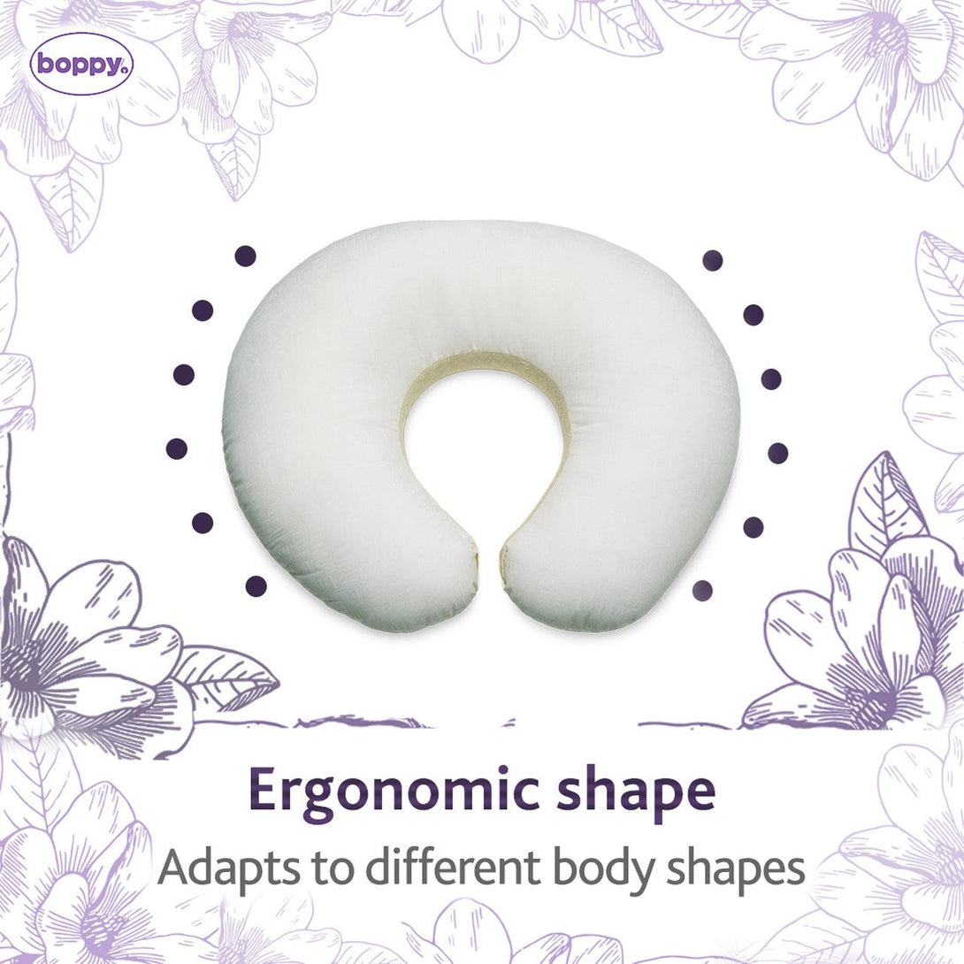 Chicco Boppy Feeding and Infant Support Pillow - Charcoal Geo Circles - Aussie Baby