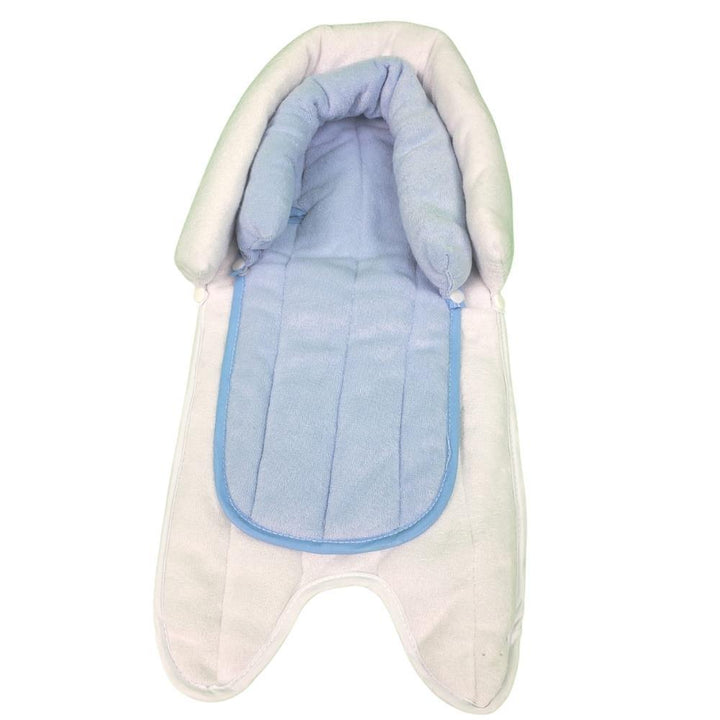 Infant 2-in-1 Adjustable Soft Cushion Head Support Pillow - Blue - Aussie Baby