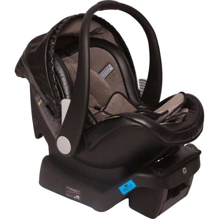 Infa Secure Arlo Vogue ISOFix Infant Carrier - Onyx - Aussie Baby