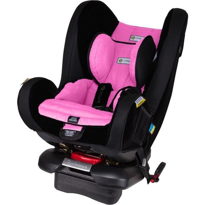 Infa Secure Kompressor II Caprice ISOFix Car Seat - Pink - Aussie Baby