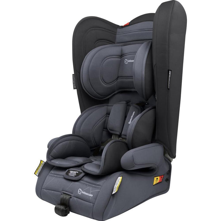 Infa Secure Spectrum Quantum Convertible Booster Seat - Charcoal - Aussie Baby