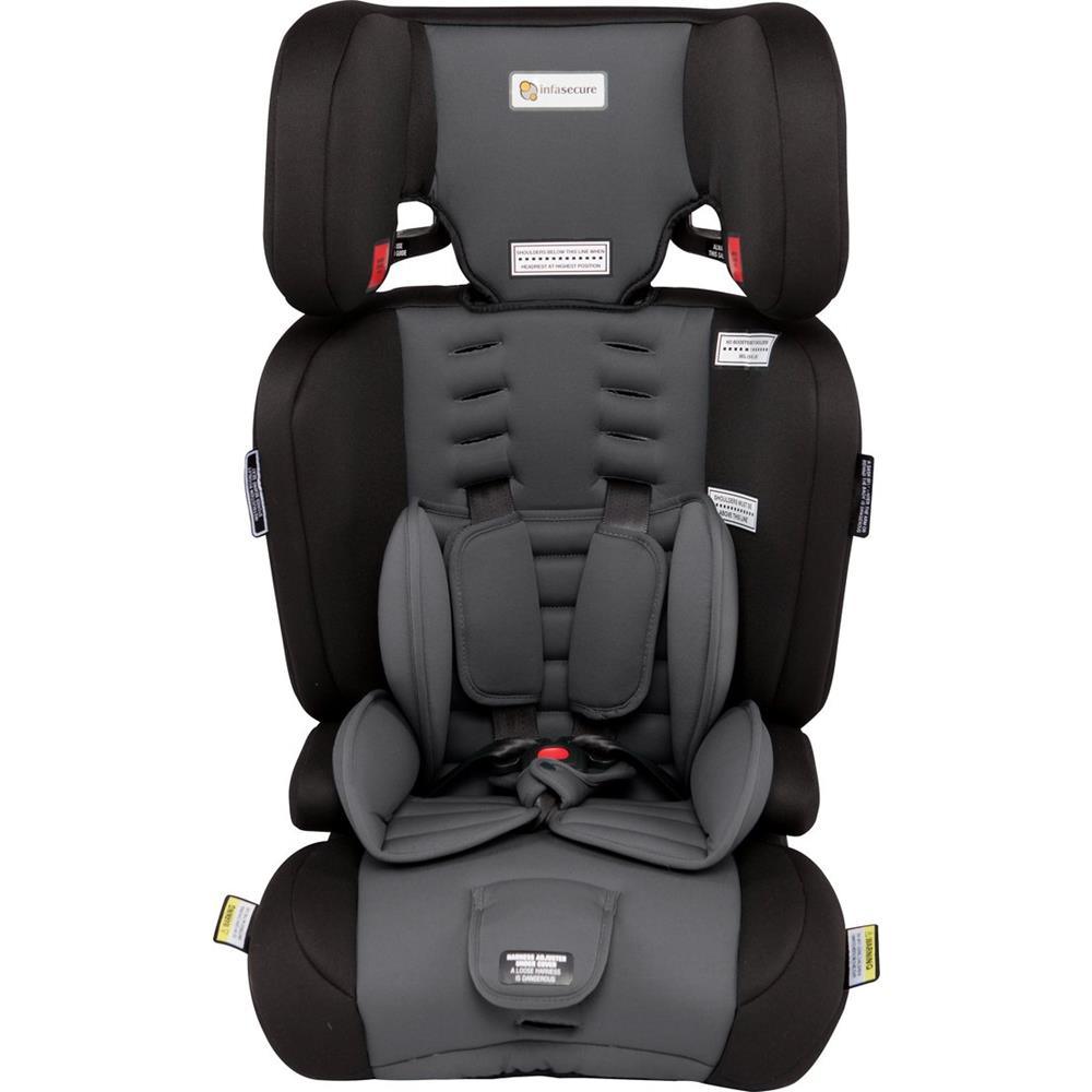 Infa Secure Visage Astra Convertible Booster Seat - Grey - Aussie Baby
