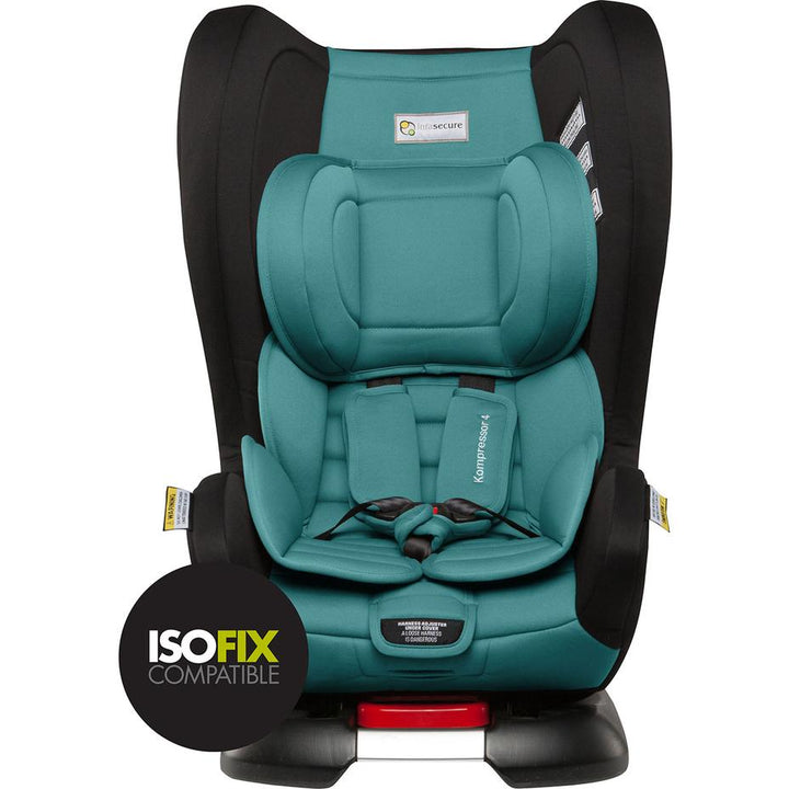 Infa Secure Kompressor 4 Astra Isofix Car Seat - Aqua - Aussie Baby
