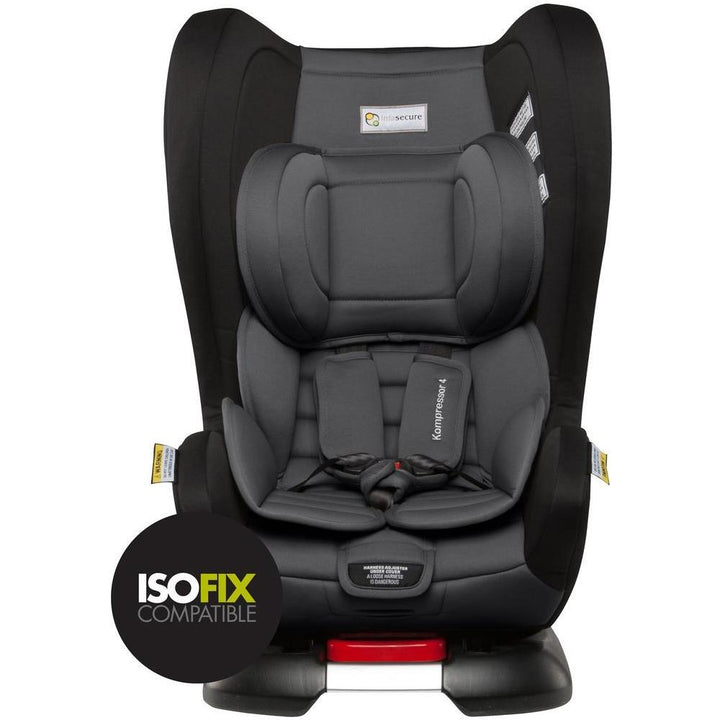Infa Secure Kompressor 4 Astra Isofix Car Seat - Grey - Aussie Baby