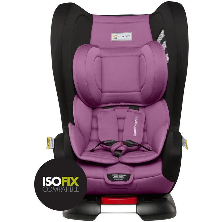 Infa Secure Kompressor 4 Astra Isofix Car Seat - Purple - Aussie Baby