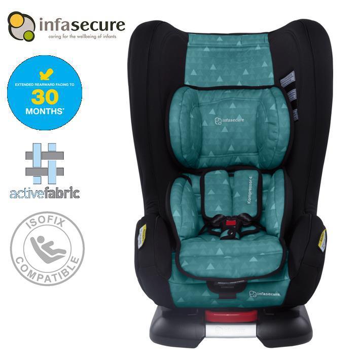 Infa Secure Kompressor 4 Treo Convertible Isofix Car Seat - Aqua - Aussie Baby