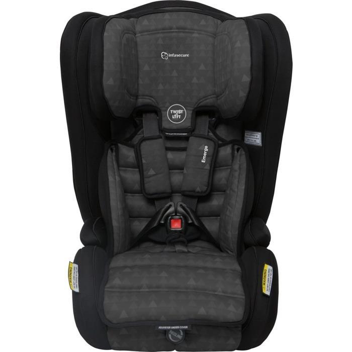 Infa Secure Emerge Treo Harnessed Booster Seat - Ebony - Aussie Baby