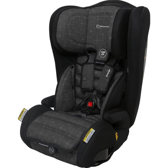 Infa Secure Emerge Treo Harnessed Booster Seat Ebony Aussie Baby