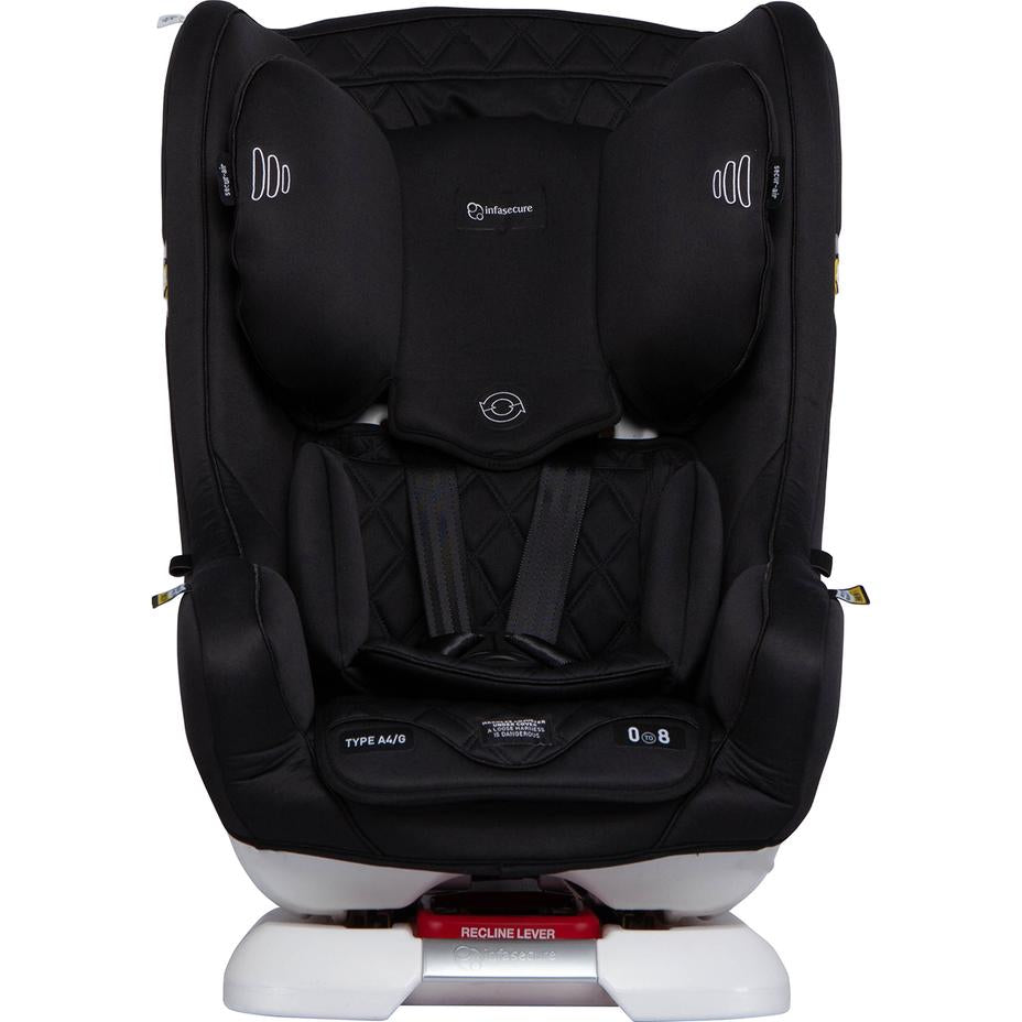 Infa Secure Achieve Premium Convertible Car Seat - Black - Aussie Baby