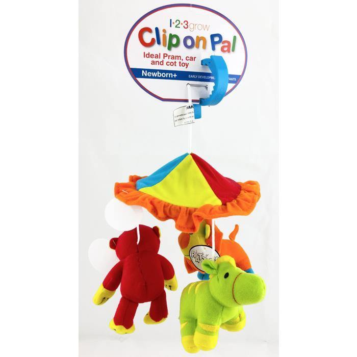 123 Grow Clip on Pal - Safari - Aussie Baby