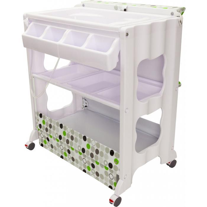 Infa Secure Cosmo Baby Bath & Change Centre - Green Circle - Aussie Baby