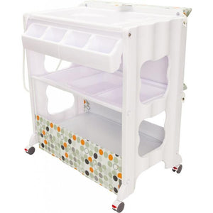 Infa Secure Cosmo Baby Bath & Change Centre - Orange Circle - Aussie Baby