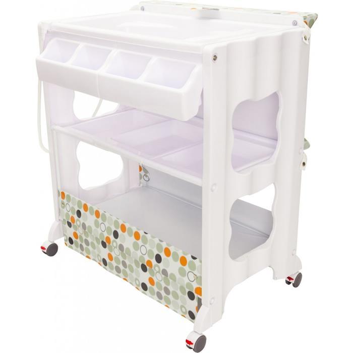 Infa Secure Cosmo Baby Bath & Change Centre - Orange Circle - Aussie Baby